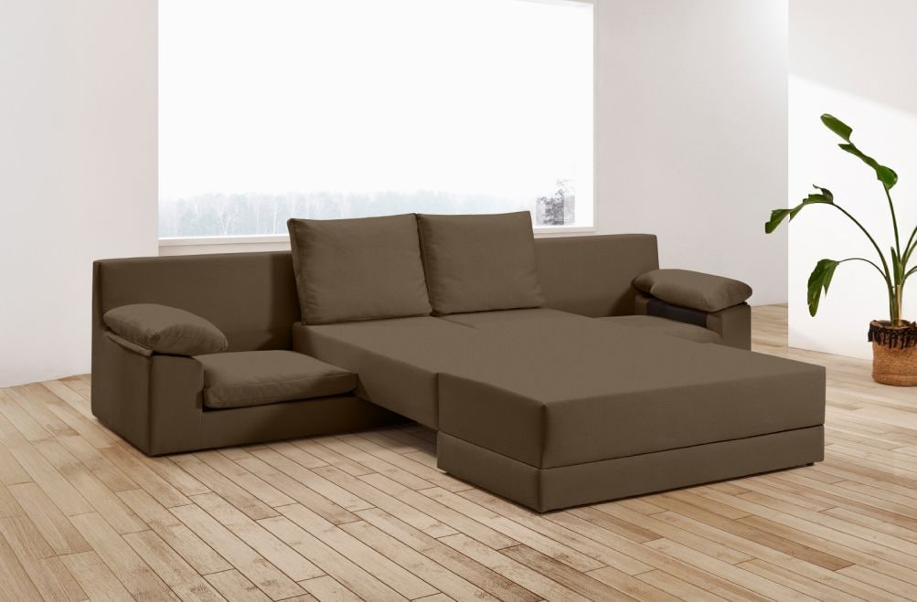 Sofá modular de tela Caleya de HOME - principal