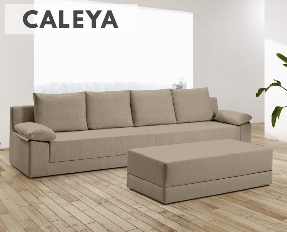 Sofá modular de tela Caleya de HOME - principal