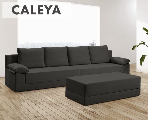 Sofá modular de tela Caleya de HOME - principal