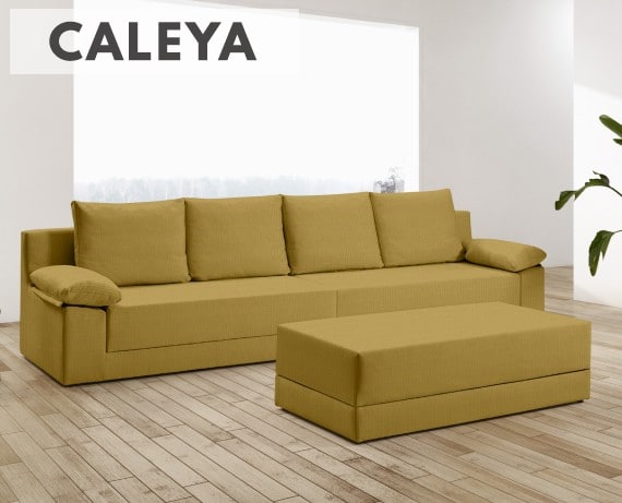 Sofá modular de tela Caleya de HOME - principal