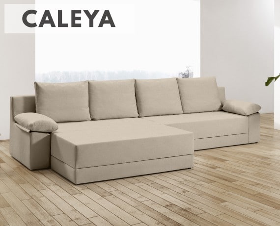 Sofá modular de tela Caleya de HOME - principal