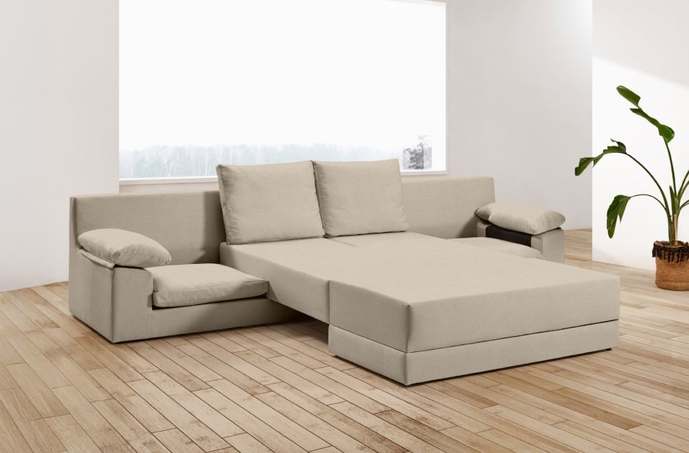 Sofá modular de tela Caleya de HOME - principal