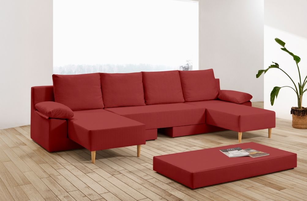 Sofá modular de tela Caleya de HOME - principal