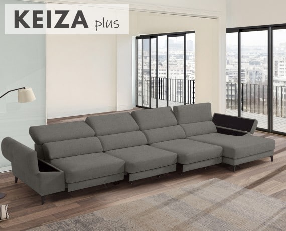 Sofá de tela Keiza Plus de StyleKomfort - principal