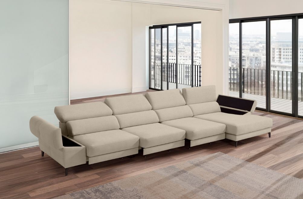 Sofá de tela Keiza Plus de StyleKomfort - principal