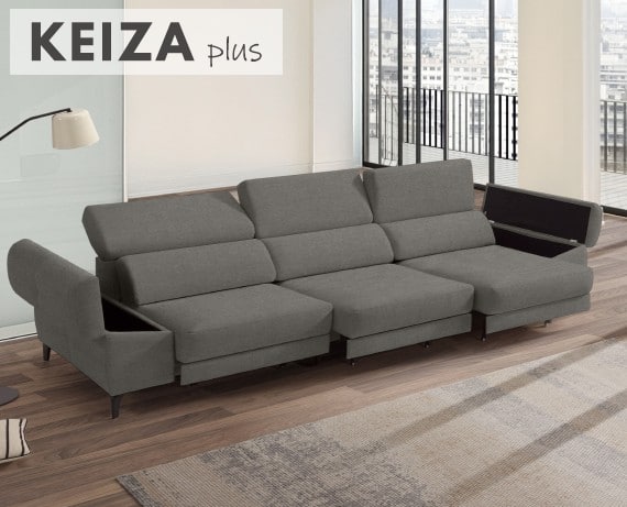 Sofá de tela Keiza Plus de StyleKomfort - principal