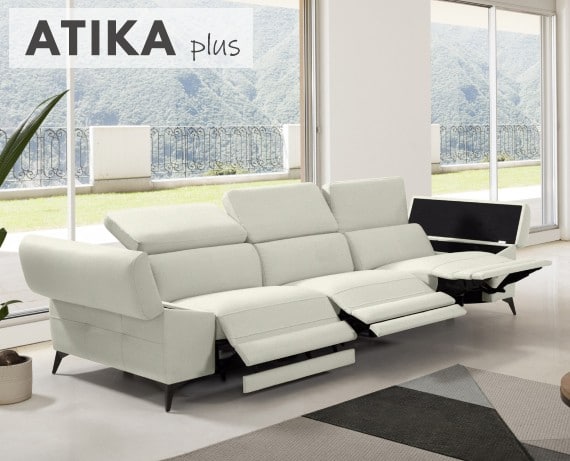 Sofá relax de tela Atika Plus de StyleKomfort - principal