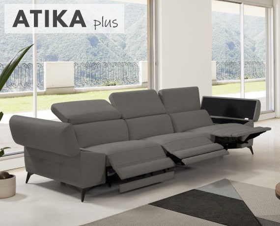 Sofá relax de tela Atika Plus de StyleKomfort - principal