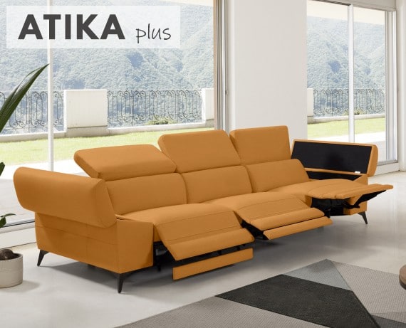 Sofá relax de tela Atika Plus de StyleKomfort - principal