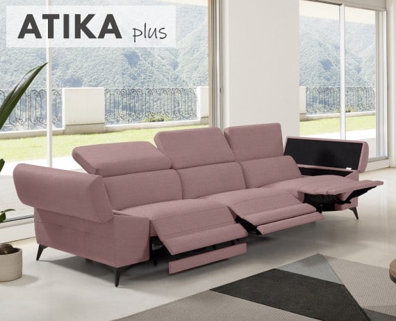Sofá relax de tela Atika Plus de StyleKomfort - principal