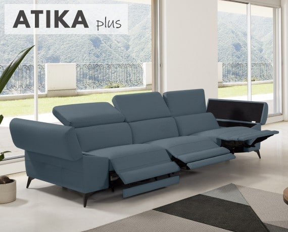 Sofá relax de tela Atika Plus de StyleKomfort - principal