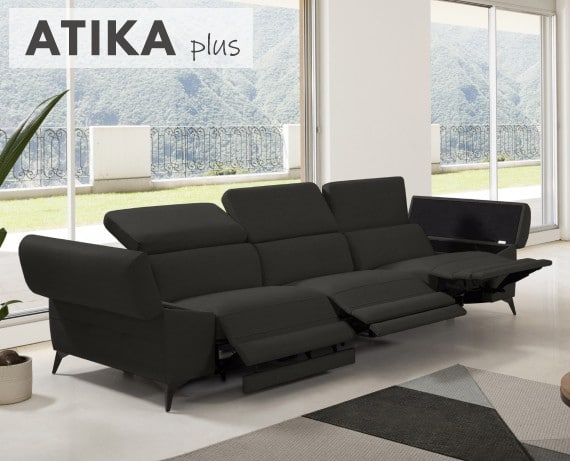 Sofá relax de tela Atika Plus de StyleKomfort - principal