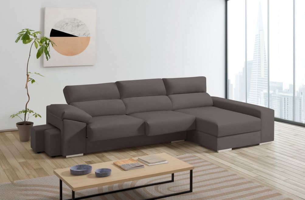 Sofá de tela Alvin de HOME - principal