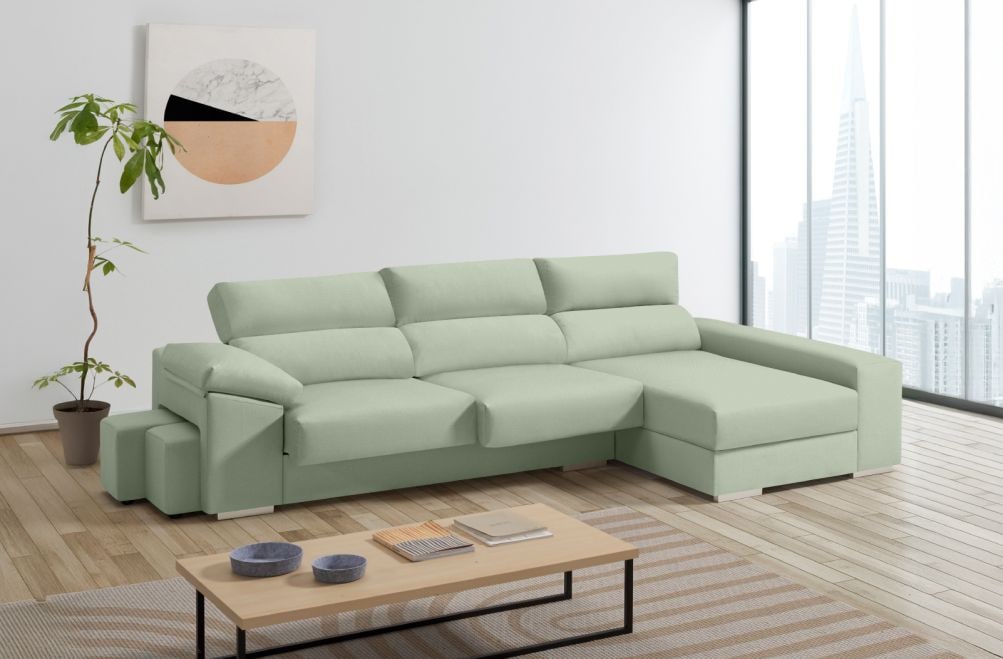 Sofá de tela Alvin de HOME - principal