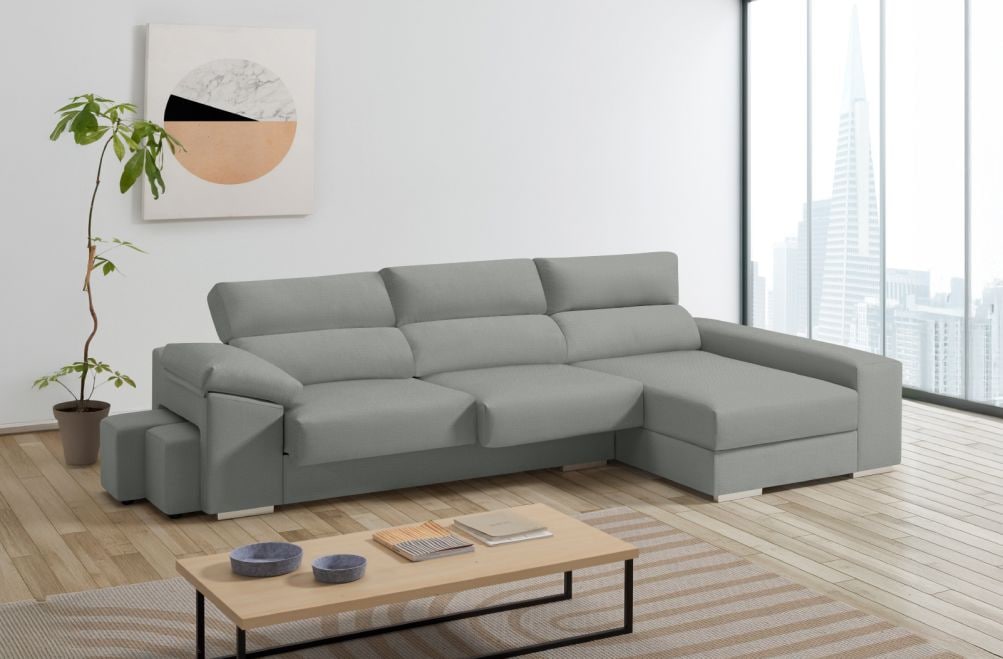 Sofá de tela Alvin de HOME - principal