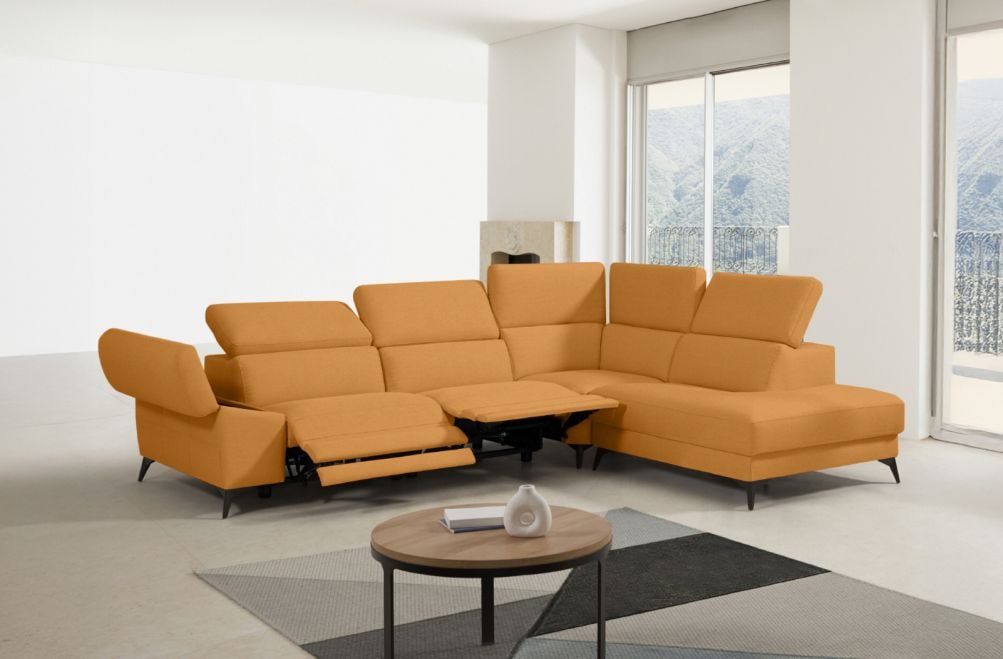 Sofá rinconera relax de tela Atika Lite de StyleKomfort - principal