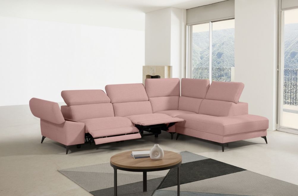 Sofá rinconera relax de tela Atika Lite de StyleKomfort - principal