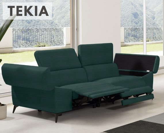 Sofá relax de piel Tekia de StyleKomfort - principal