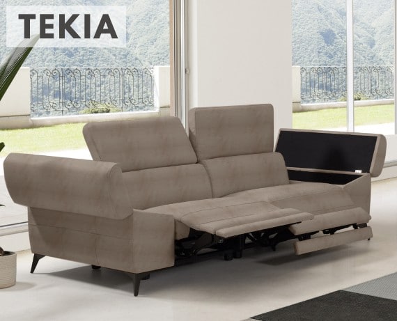 Sofá relax de piel Tekia de StyleKomfort - principal
