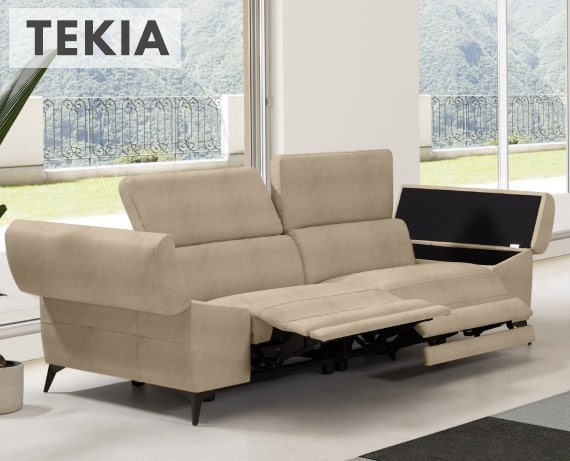 Sofá relax de piel Tekia de StyleKomfort - principal