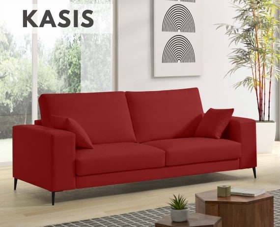 Sofá de tela Kasis de HOME - principal