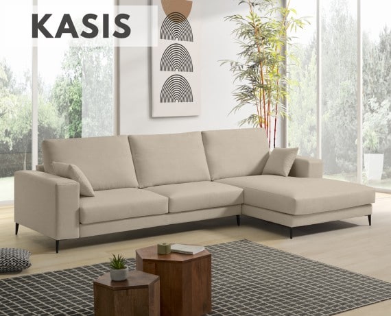 Sofá de tela Kasis de HOME - principal