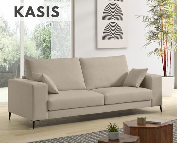 Sofá de tela Kasis de HOME - principal