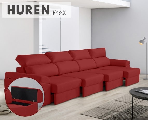 Sofá de tela Huren Max de HOME - principal