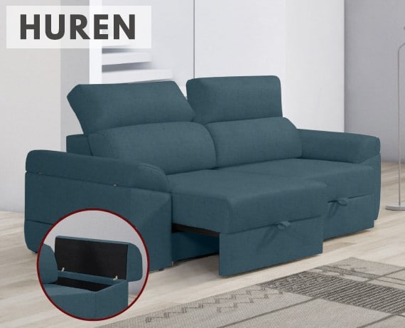 Sofá de tela Huren de HOME - principal