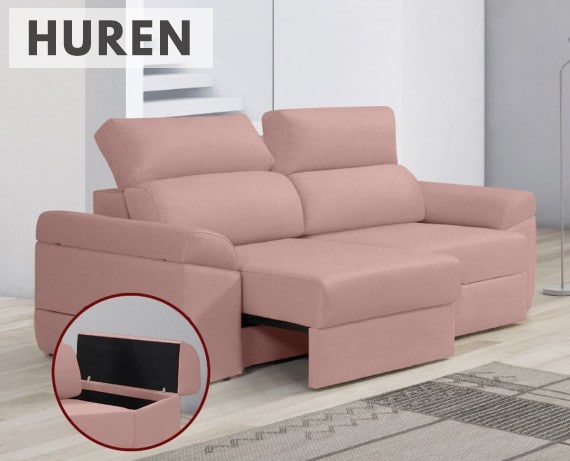Sofá de tela Huren de HOME - principal
