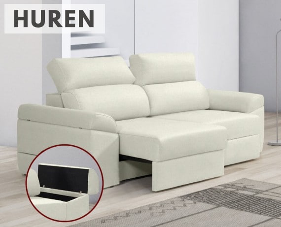 Sofá de tela Huren de HOME - principal