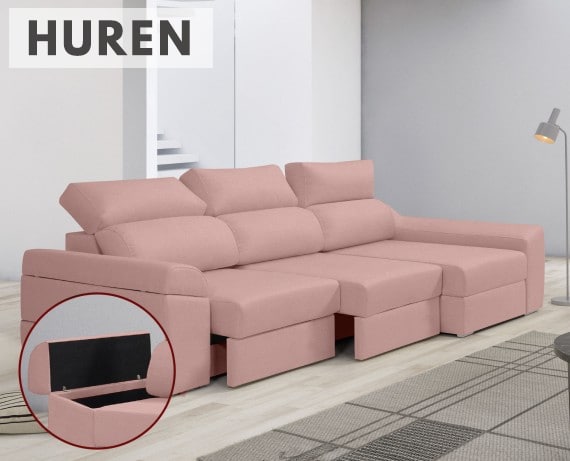 Sofá de tela Huren de HOME - principal