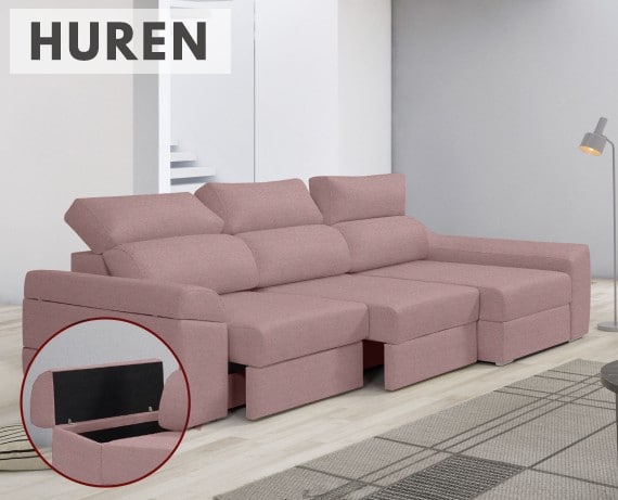 Sofá de tela Huren de HOME - principal