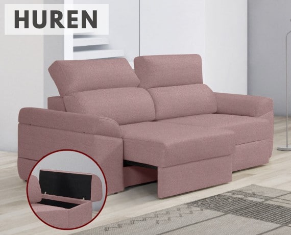 Sofá de tela Huren de HOME - principal