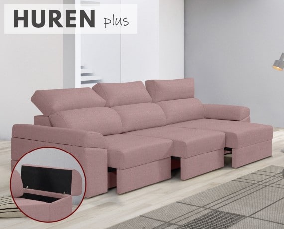 Sofá de tela Huren Plus de HOME - principal