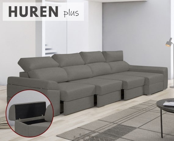 Sofá de tela Huren Plus de HOME - principal