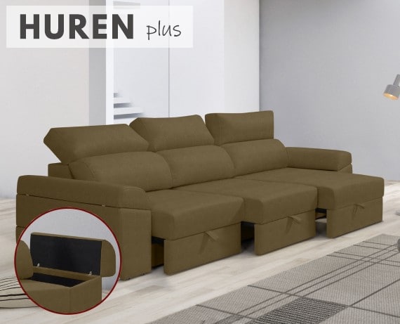 Sofá de tela Huren Plus de HOME - principal