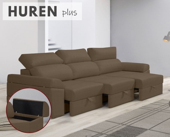 Sofá de tela Huren Plus de HOME - principal