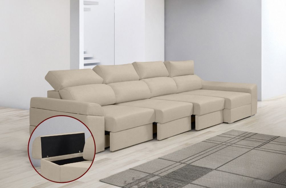 Sofá de tela Huren Plus de HOME - principal