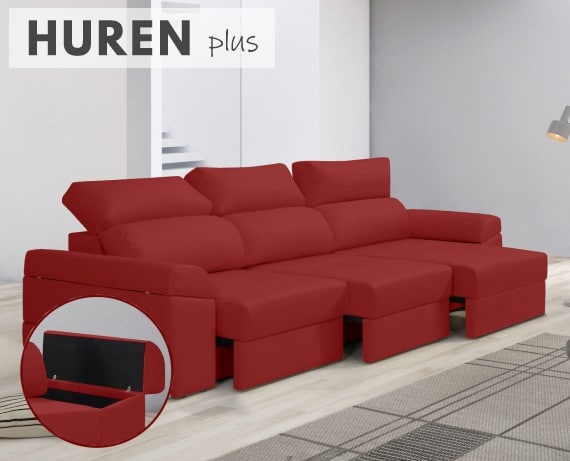 Sofá de tela Huren Plus de HOME - principal