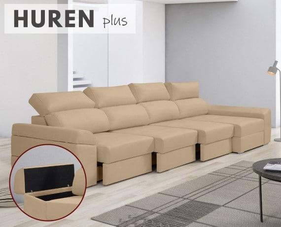 Sofá de tela Huren Plus de HOME - principal