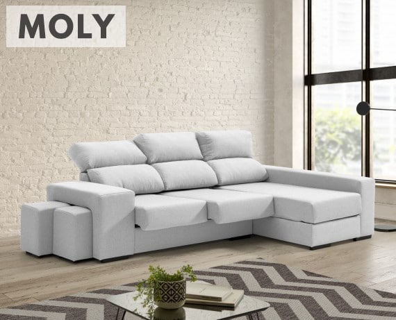 Sofá de tela Moly de HOME - principal