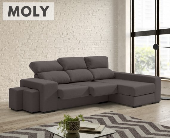 Sofá de tela Moly de HOME - principal