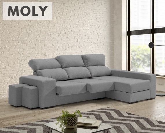 Sofá de tela Moly de HOME - principal
