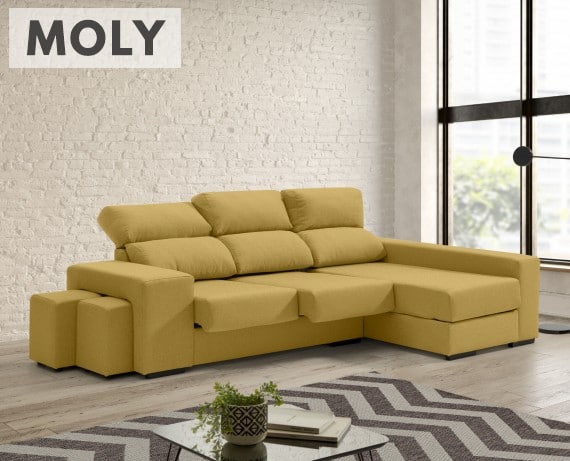 Sofá de tela Moly de HOME - principal
