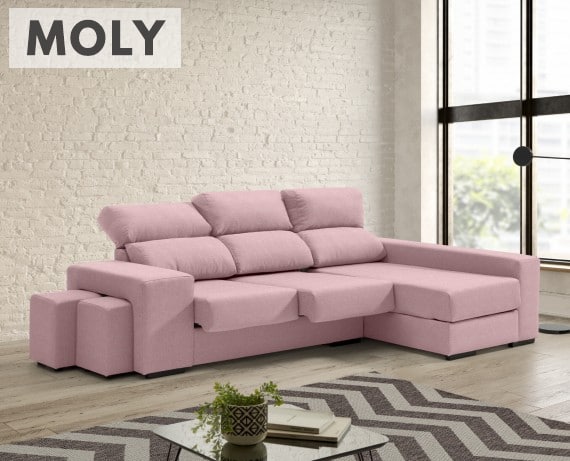 Sofá de tela Moly de HOME - principal