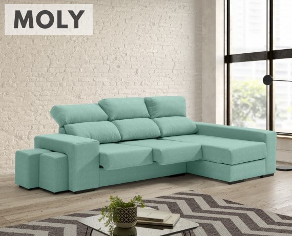 Sofá de tela Moly de HOME - principal