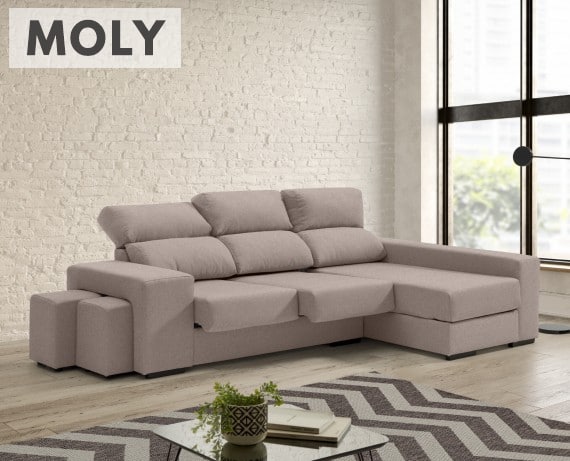 Sofá de tela Moly de HOME - principal