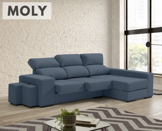 Sofá de tela Moly de HOME - principal