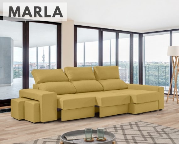 Sofá de tela Marla de HOME - principal